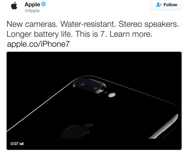Apple анонсировала iPhone 7 раньше времени, а потом удалила твит. - Изображение 1 Apple анонсировала iPhone 7 раньше времени, а потом удалила твит. - Изображение 1