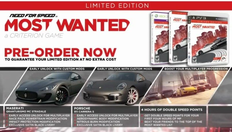 Need for Speed: Most Wanted возможно получит поддержку Kinect - Изображение 1 Need for Speed: Most Wanted возможно получит поддержку Kinect - Изображение 1