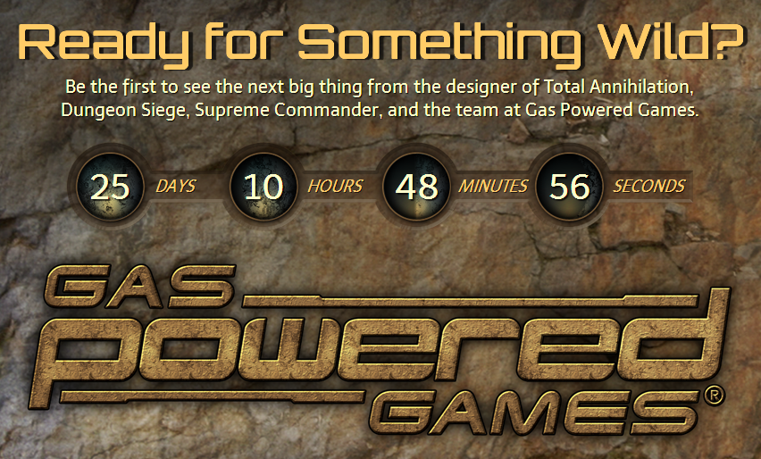 Gas Powered Games готовит анонс - Изображение 1 Gas Powered Games готовит анонс - Изображение 1