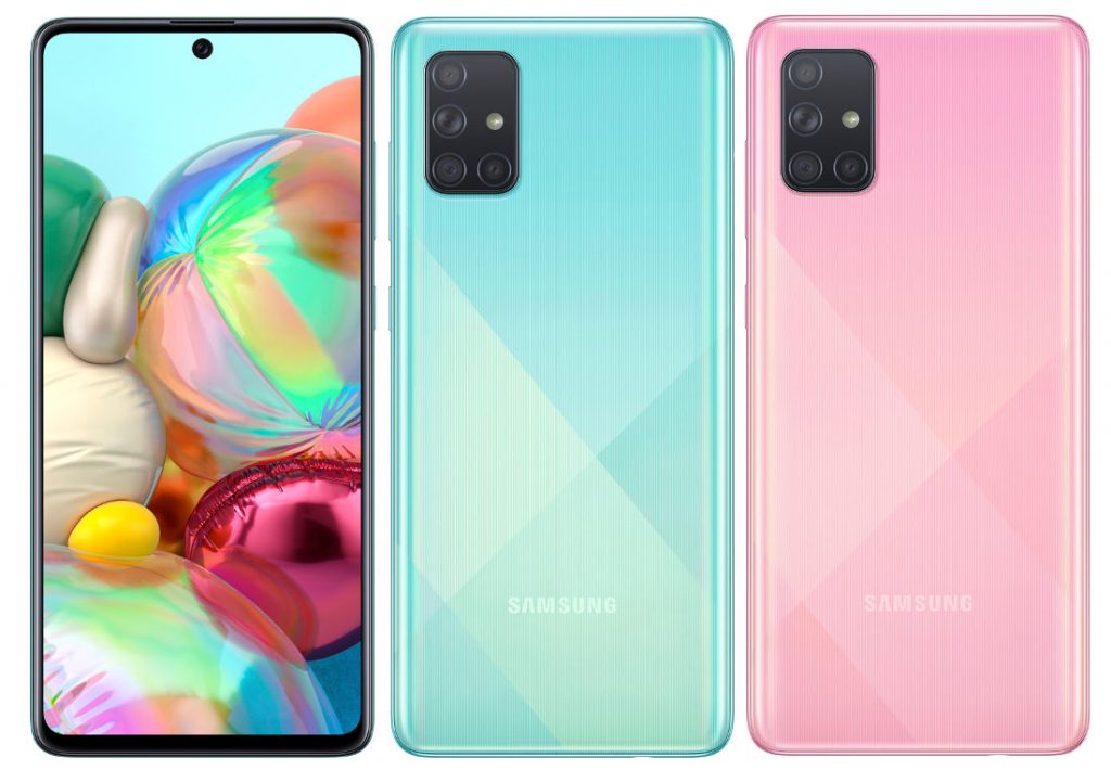 Samsung анонсировала Galaxy A71 — большой и мощный камерофон